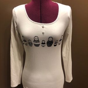 Etam stretch lounging top